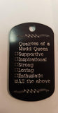 UK Mudd Queen Dog Tag