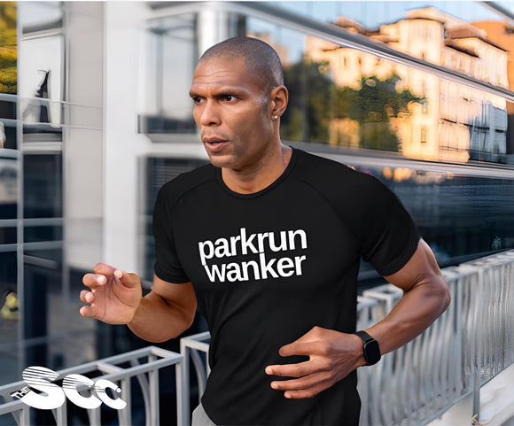 Parkrun Wanker T-Shirt Mens.