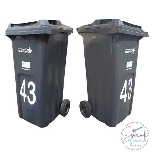 Refuse bins and Recycling bin labels